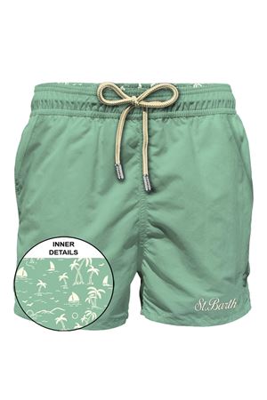 Patmos Swim Shorts With Back Pocket MC2 SAINT BARTH | Swimwear | PATM00101558L